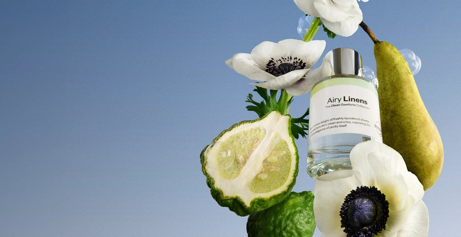 Airy floral fragrance with fresh botanicals